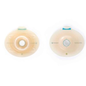 COLOPLAST SenSura® Mio Click Convex Light Ostomy Barrier, 18 mm Stoma Opening, Green Match 16903