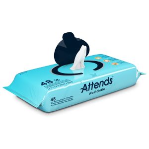 ATTENDS HEALTHCARE PRODUCTS Attends® Scented Personal Cleansing Wipes with Aloe and Vitamin E WCPP1000