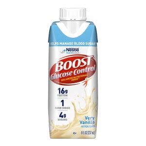 NESTLE HEALTHCARE NUTRITION Boost® Glucose Control Vanilla Balanced Nutritional Drink, 8-ounce Carton 00043900661100