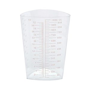 OAKRIDGE PRODUCTS OakRidge Translucent Graduated Beaker, 1,000 mL 0410-1100