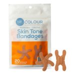 TRU-COLOUR PRODUCTS LLC TruColour® Brown Adhesive Strip, Knuckle / Fingertip TCB-NKF