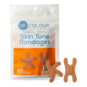 TRU-COLOUR PRODUCTS LLC TruColour® Brown Adhesive Strip, Knuckle / Fingertip TCB-NKF