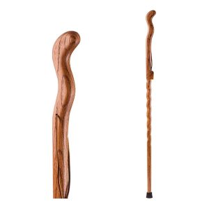 MABIS HEALTHCARE Brazos™ Twisted Cedar Backpacker Handcrafted Walking Stick, 48-Inch 602-3000-1251