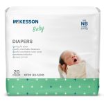 MCKESSON BRAND McKesson Baby Diapers for Newborn Infants weighing up to 10 lbs. BD-SZNB