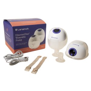 EMERSON HEALTHCARE Lansinoh® DiscreetDuo™ Wearable Breast Pump for Quiet Hands-Free Pumping 53751