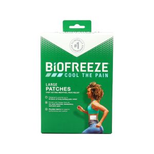 BOXOUT LLC Biofreeze® 5% Menthol Pain Relieving Patch, Five 14 x 10 centimeter Patches 3210136
