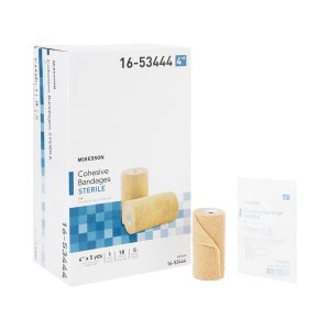MCKESSON BRAND McKesson Self-adherent Closure Cohesive Bandage, 4 Inch x 5 Yard 16-53444