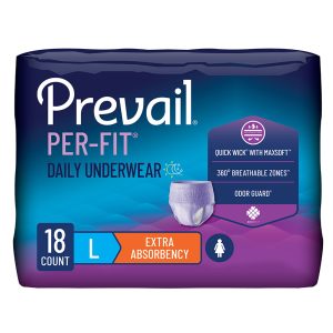FIRST QUALITY PRODUCTS LLC Prevail® Per-Fit® Women Extra Absorbent Underwear, Large PFW-513