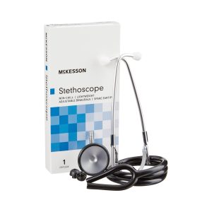 MCKESSON BRAND McKesson Classic Stethoscope, Black Tubing 01-660BKGM