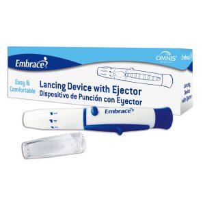 OMNIS HEALTH Embrace® Lancing Device with Ejector APX02AB0122