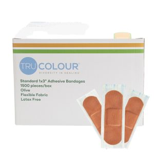 TRU-COLOUR PRODUCTS LLC TruColour® Olive Adhesive Strip, 1 x 3 Inch TCB-GB1500