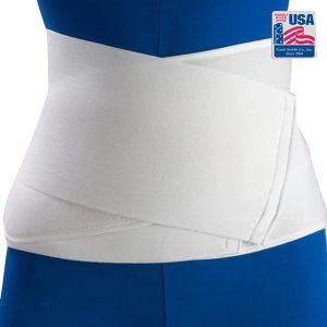 FRANK STUBBS Flex-Support® Contoured Abdominal Binder, One Size Fits Most Adults F020050