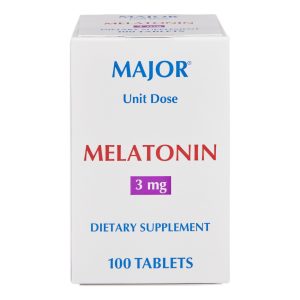 MAJOR PHARMACEUTICALS Major® 3-milligram Melatonin, Individually Wrapped Tablets 20555003601