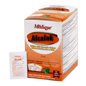 MEDIQUE PRODUCTS Alcalak Calcium Carbonate Antacid 10147