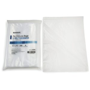 MCKESSON BRAND McKesson Zip Closure Bag, 12 X 15 Inches 4584