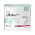 MCKESSON BRAND McKesson Super Moderate Absorbency Incontinence Underwear, Extra Large UW33846