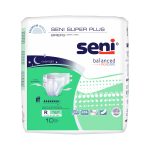 TZMO USA INC Seni® Super Plus Overnight Heavy Absorbency Incontinence Brief, Regular S-RE10-BP1