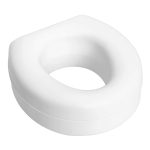 MABIS HEALTHCARE HealthSmart® Raised Toilet Seat, 14-1/2 x 15 Inch 522-1508-1901
