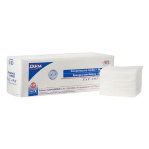 DUKAL Clinisorb Nonwoven Sponge, 3 x 3 Inch, 4-Ply 2103