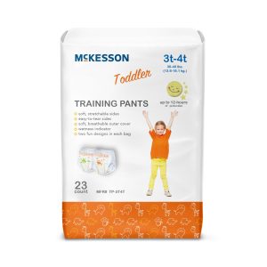 MCKESSON BRAND McKesson Toddler Training Pants, 3T to 4T for Children weighing 30 – 40 lbs. TP-3T4T