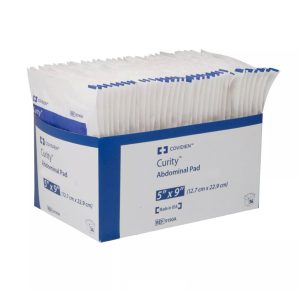 CARDINAL Curity™ Abdominal Pad, 8 x 24 Inch 68659