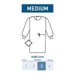 MCKESSON BRAND McKesson Nonreinforced Surgical Gown with Towel, Medium, Blue 183-I90-7010-S1