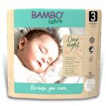 ABENA NORTH AMERICA Bambo® Nature Overnight Diapers, Size 3 1000021009