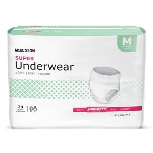 MCKESSON BRAND McKesson Super Moderate Absorbency Incontinence Underwear, Medium UW33844