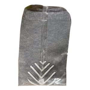 Welmed Slipper Socks, Extra Large, Gray, Single Tread 1720-409