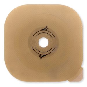 HOLLISTER New Image™ Flat CeraPlus™ Skin Barrier, 70 mm Flange, Up to 57 mm Opening, Blue 15104