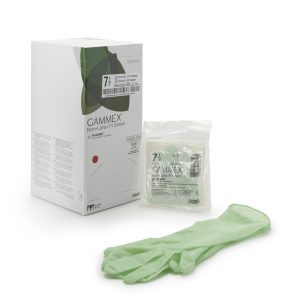 ANSELL Gammex® Non-Latex PI Green Polyisoprene Surgical Glove, Size 7.5, Light Green 20685275
