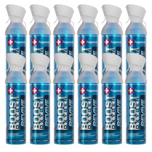 BOOST OXYGEN LLC Boost Oxygen® for Respiratory Support, Peppermint Aroma, 10-liter Canister 715