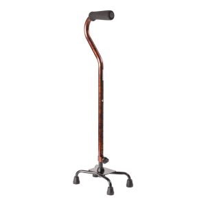 MABIS HEALTHCARE DMI® Adjustable Quad Cane, Copper Swirl 502-1333-9914