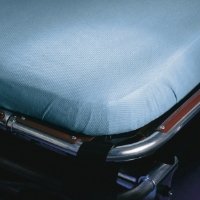 GRAHAM MEDICAL PRODUCTS Snug-Fit® Fitted Stretcher Sheet, Blue, 30 x 84 Inch 44547