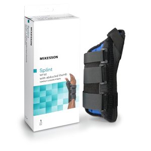 MCKESSON BRAND McKesson Left Wrist Splint with Abducted Thumb, Extra Small 155-81-87312