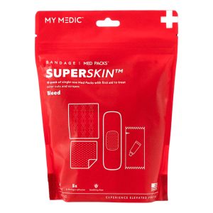 MYMEDIC Med Packs™ SuperSkin™ First Aid Kit MM-SPL-MD-PK-AC-SSB-1X3-10PK