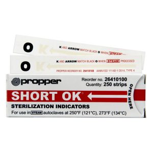 PROPPER MANUFACTURING OK® Sterilization Chemical Indicator Strip 26410100
