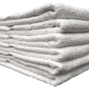 ROYAL BLUE INTL Royal Gold Foundations White Bath Towel, 20 x 40 Inch 100693