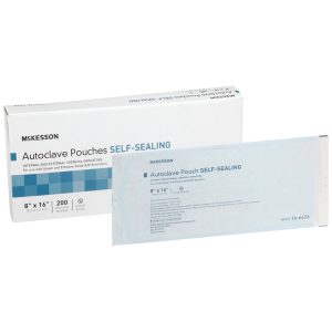 MCKESSON BRAND McKesson Sterilization Pouch, 8 x 16 Inch 16-6426