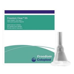 COLOPLAST Freedom Clear® SS Male External Catheter, 23mm diameter, Sport length 5110