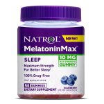 NATROL INC Natrol® MelatoninMAX® 10 mg Sleep Gummies Blueberry 04746907881