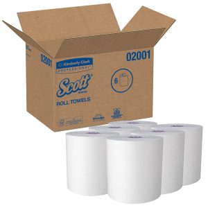 KIMBERLY CLARK Scott® Essential White Paper Towel, 8 Inch x 950 Foot 02001