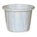 MCKESSON BRAND McKesson White Paper Soufflé Cup, 0.5-ounce Capacity 16-050-2050