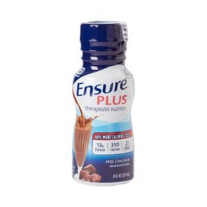 ABBOTT NUTRITION Ensure® Plus Therapeutic Nutrition, Chocolate, 8-ounce Bottle 58299