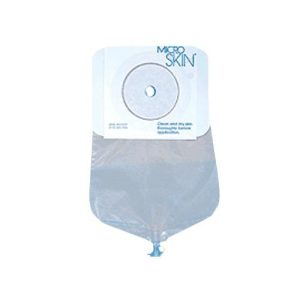 CYMED One-Piece Clear Urostomy Pouch, 9 Inch Length, 1½ Inch Stoma 86300W