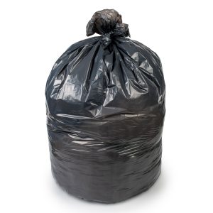 COLONIAL BAG CORP Colonial Bag Heavy Duty Trash Bag, Black, 45-gallon Capacity CXB46H