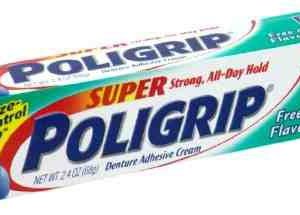 GLAXO CONSUMER PRODUCTS Poligrip Zinc-Free Denture Adhesive Cream, 2.4 oz. 31015806204