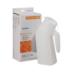 MCKESSON BRAND McKesson Male Urinal with Cover 146-RTLPC23201-M