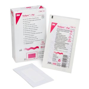 SOLVENTUM CORPORATION 3M™ Medipore™ Adhesive Dressing, Soft Cloth, Sterile, White 3569