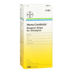 SIEMENS Hema-Combistix® Urinalysis Reagent Strips, Blood, Glucose, pH and Protein tests 10338451